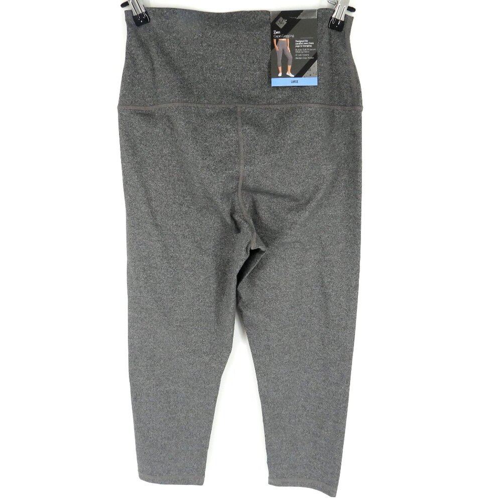 Members Mark Zen Capri Leggings Large Yoga Lounge Pants NWT